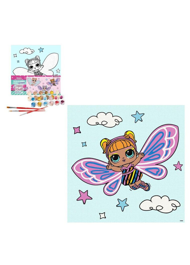 Набор для росписи по номерам для детей L.O.L. Surprise! O.M.G. Fairies Flutterstar" 40х40см No Brand (346755067)
