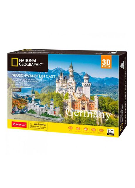 Тривимірний пазл National Geographic Замок Нойшванштайн (DS0990h) CubicFun (369940095)