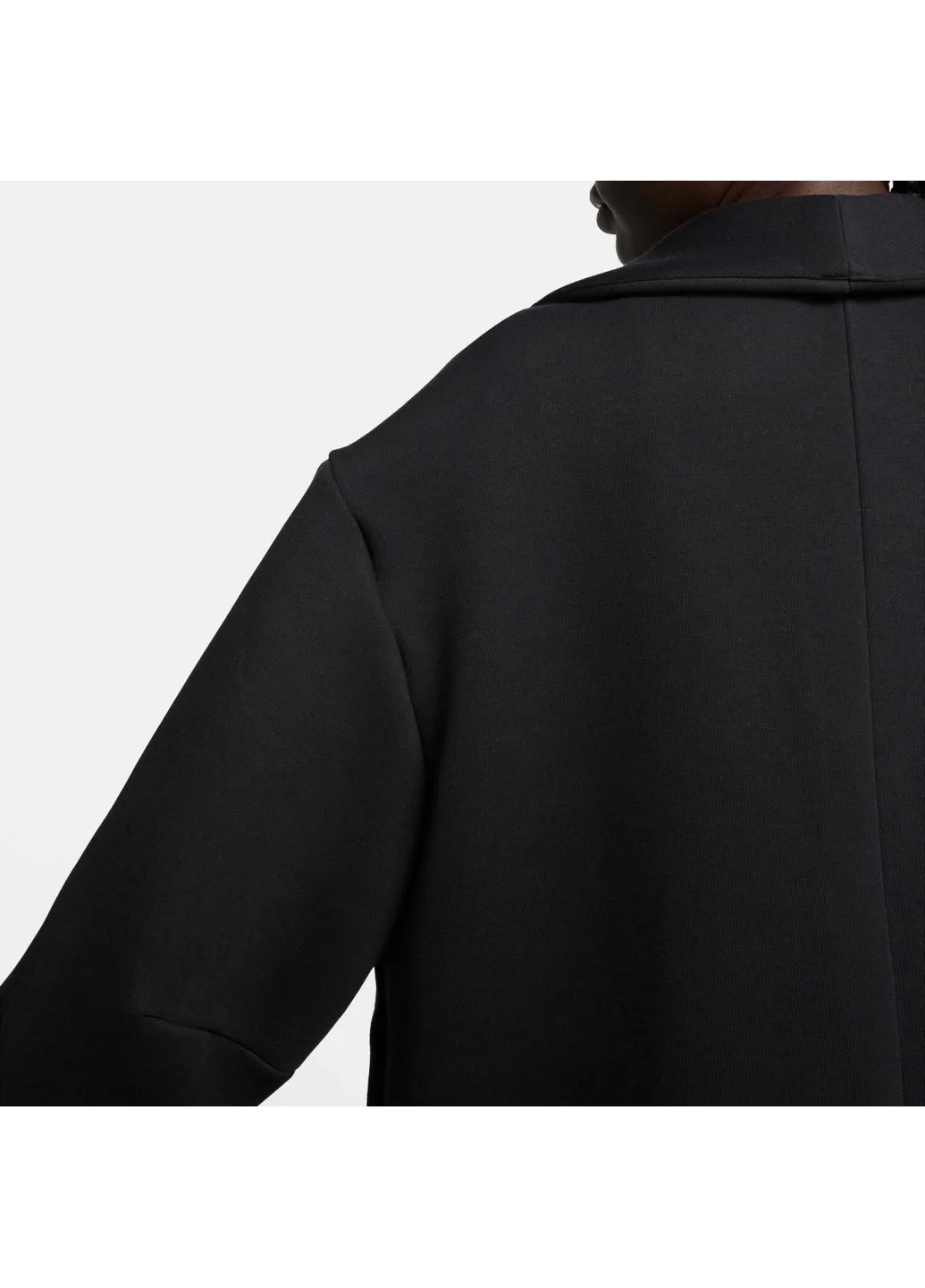 Черная пальто женское черное fq2602-010 Nike SPORTSWEAR TECH FLEECE OVERSIZED DUSTER
