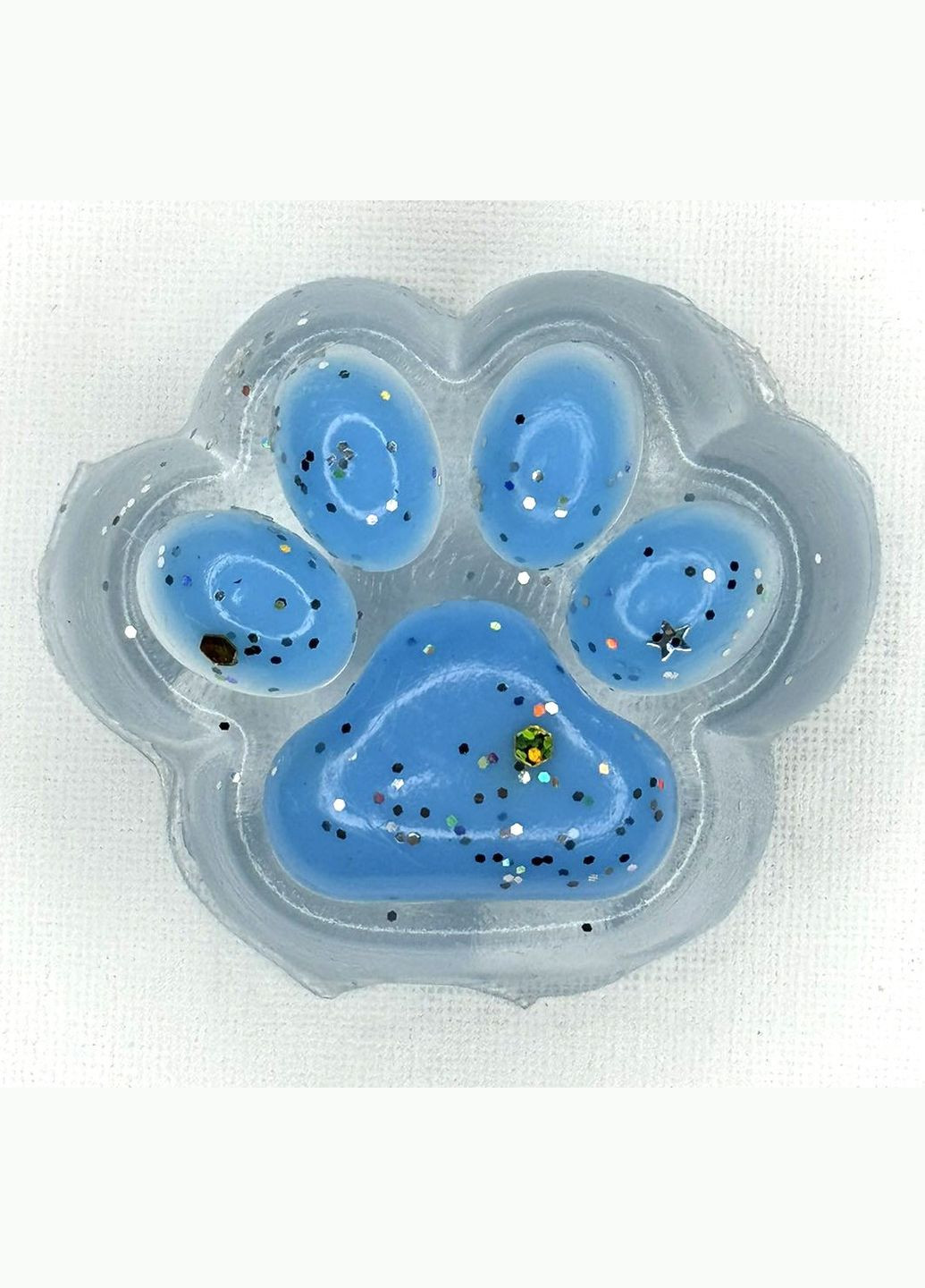 Іграшка антистрес котяча лапка сквіш, таба лапки на прозорій основі, 3 кольори No Brand (315355039)