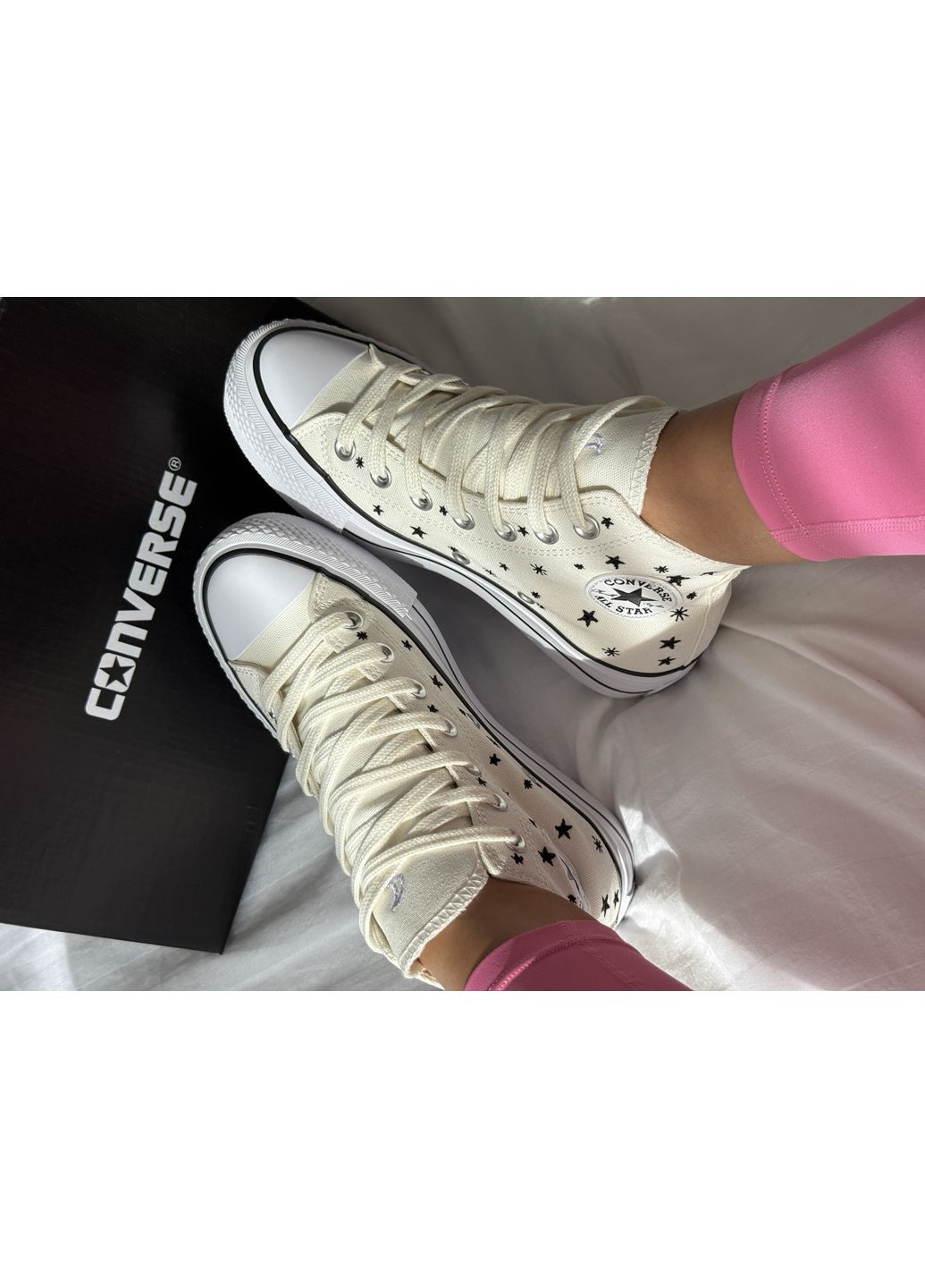 Кросівки жіночі Converse Chuck Taylor All Star High | Конверс Чак Тейлор білі No Brand білі демісезони (366576509)