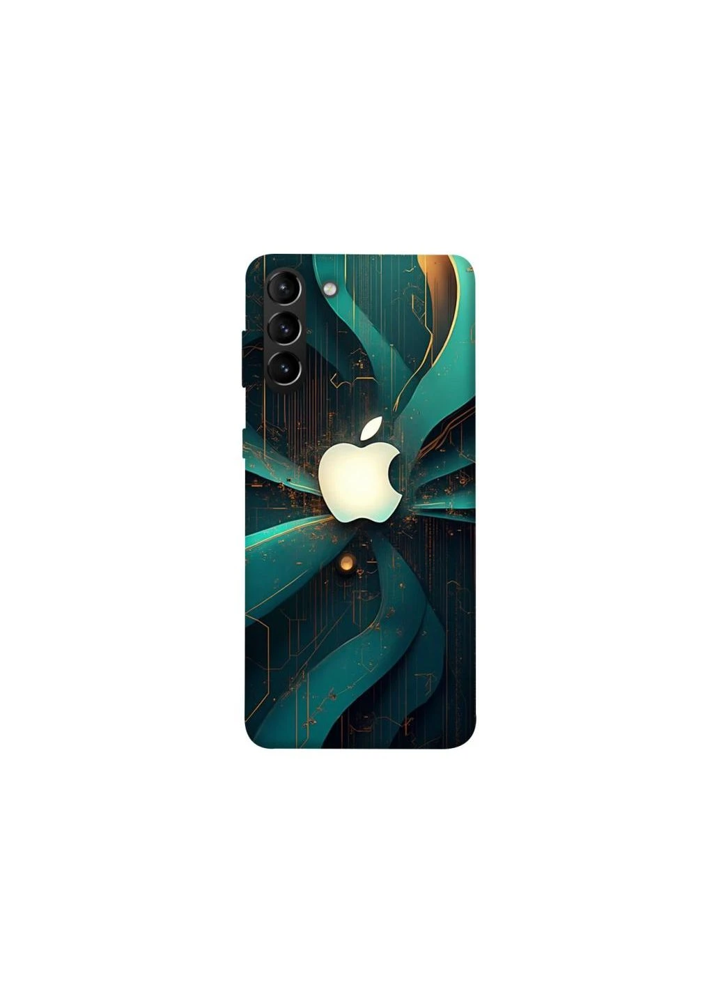 Чехол на Samsung Galaxy S21+ Apple logo ver.4 Frontalka (357300087)