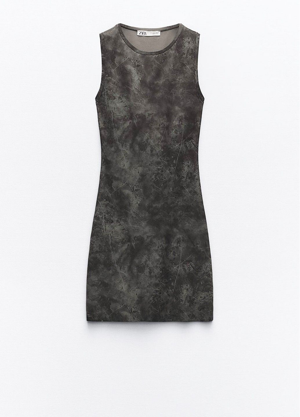 Темно-сіра кежуал сукня Zara однотонна