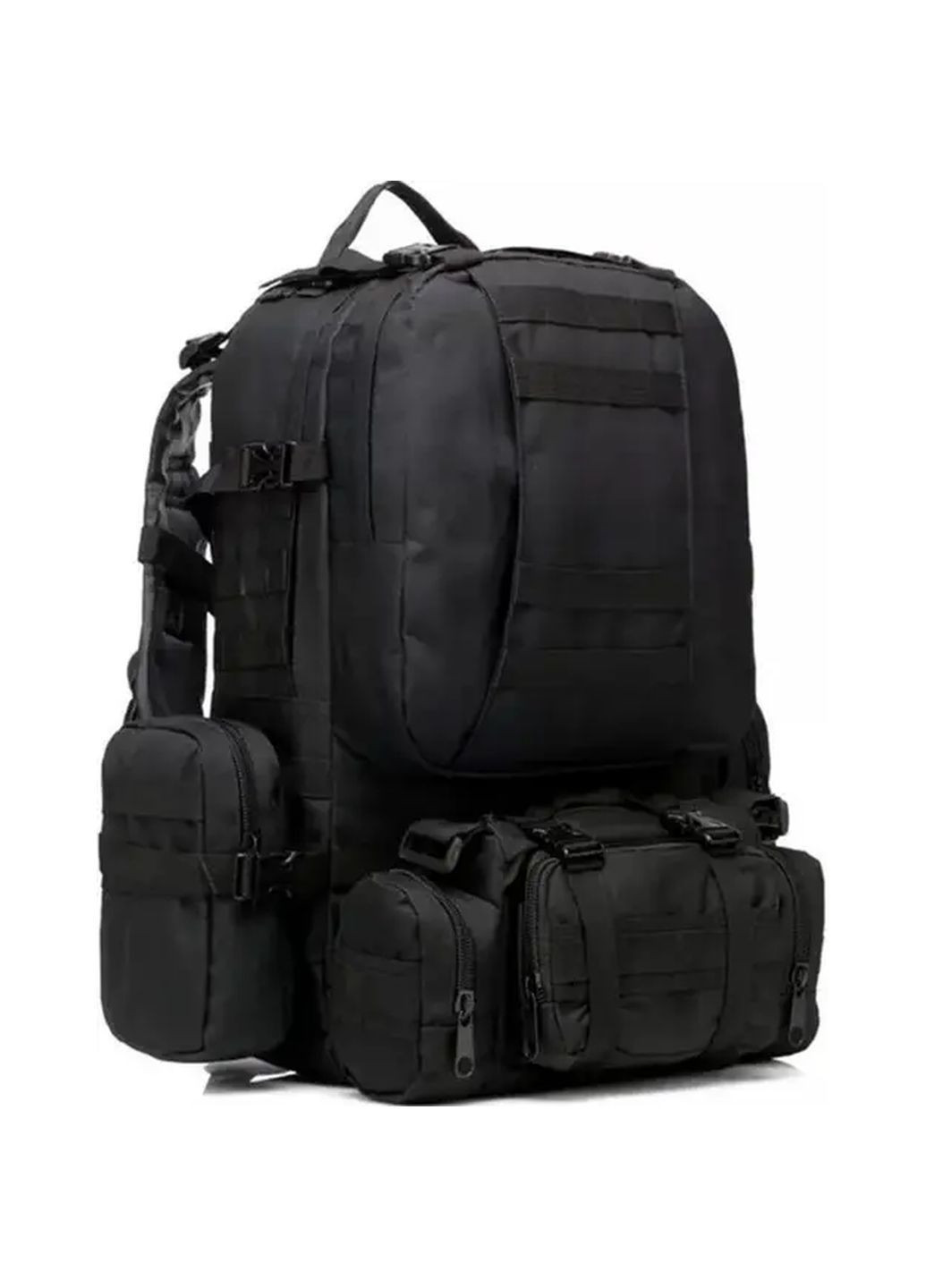 Тактичний похідний рюкзак на 56 л D3-GGL-404 Чорний Solve (282822891)