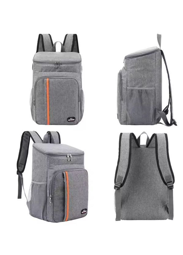 Герметичный рюкзак-холодильник термосумка для пикника, путешествий и кемпинга FT-9877 Grey No Brand (350349289)