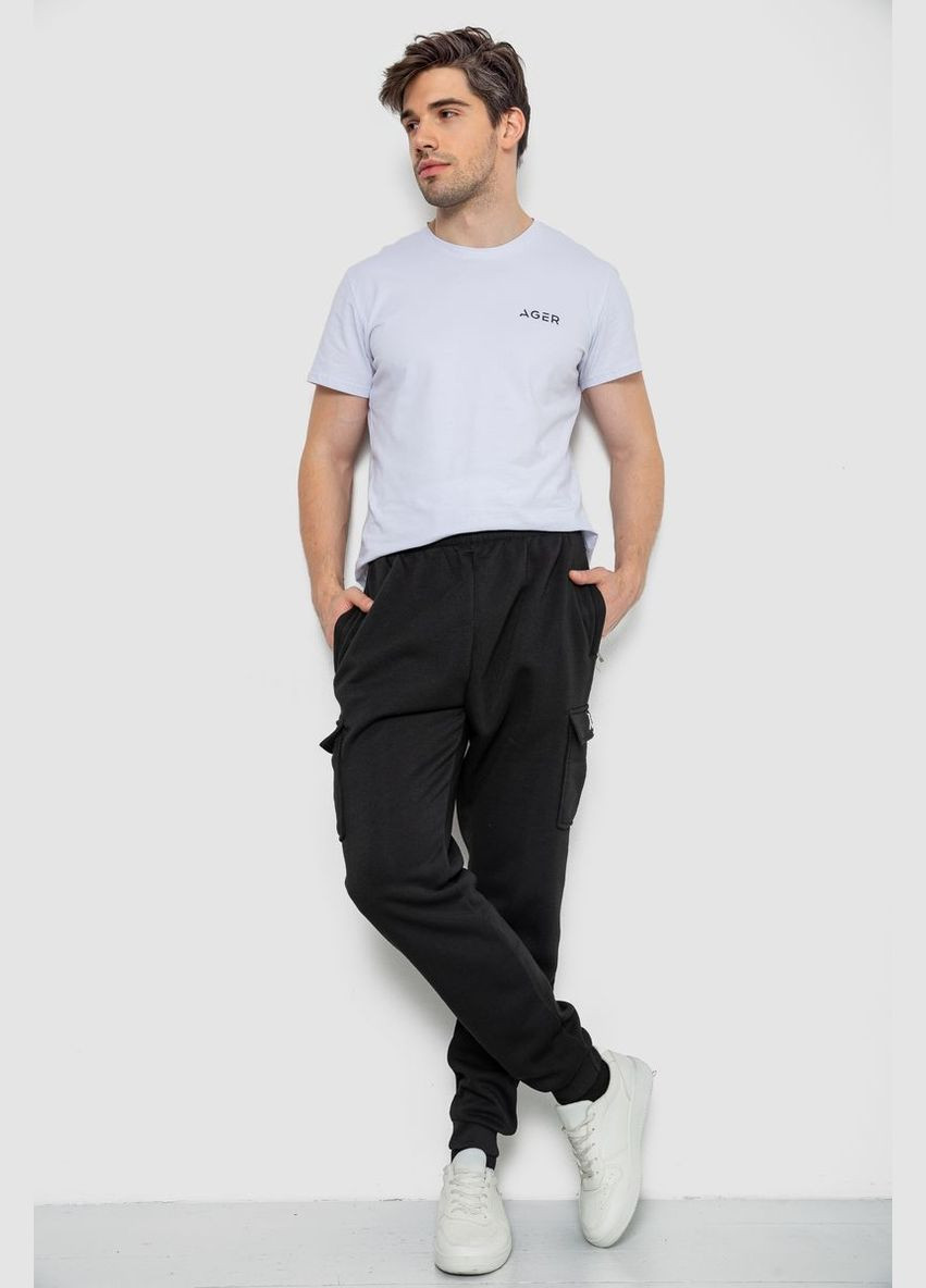 Черные спортивные демисезонные брюки Sport Line