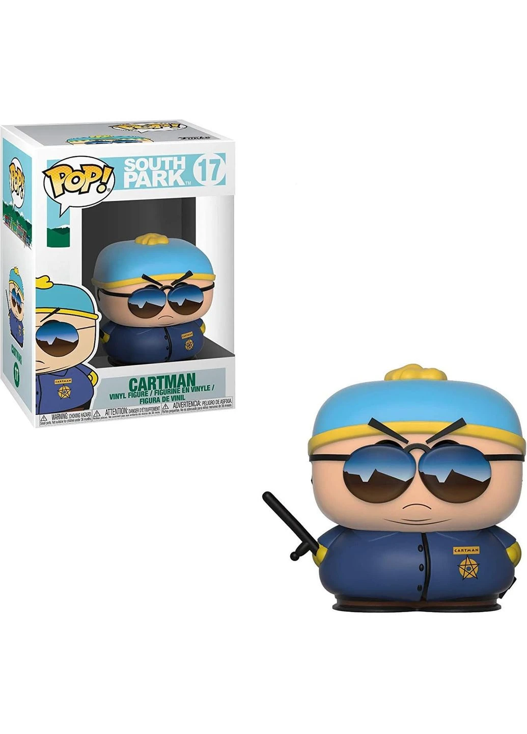 Фигурка Pop Южный Парк Эрик Картман South Park Cartman Police 10 см FP SP CP 17 Funko (373968722)