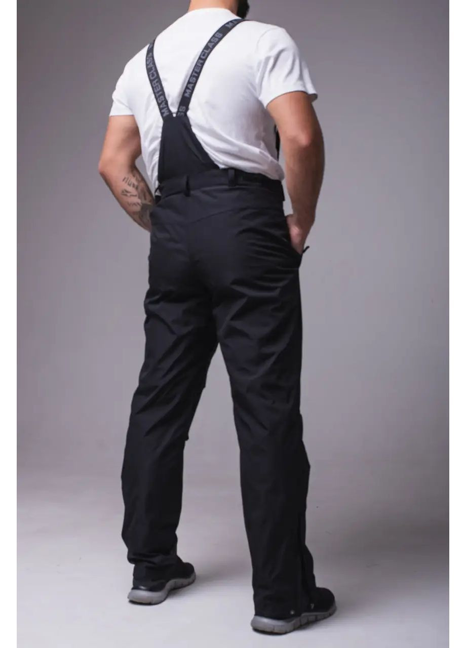 Чоловічи гірськолижні повсякденні сноубордичні термоштани М23W8-чорний Master Class Штани лижні (365727040)