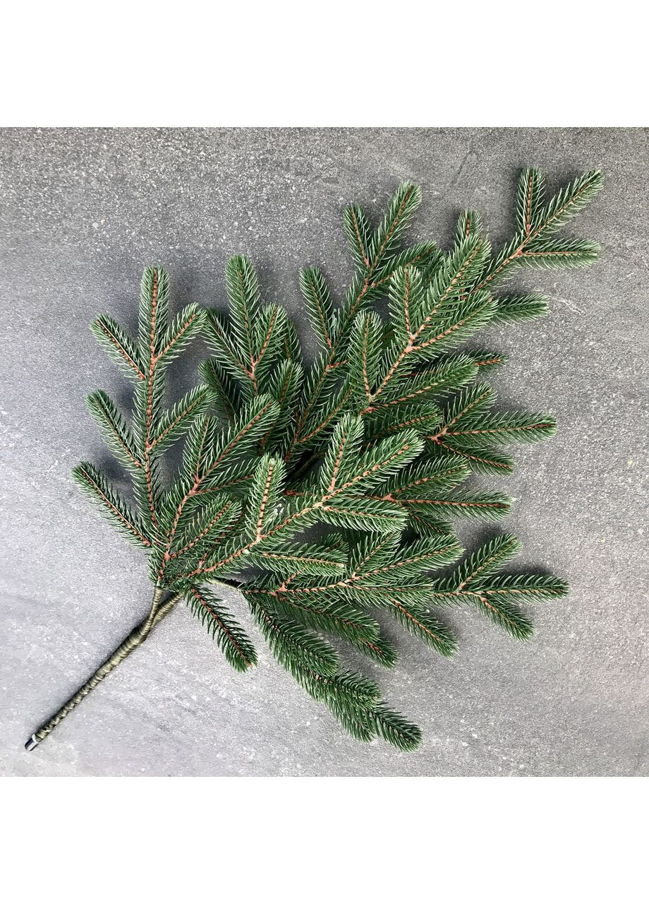 Гілки хвойні штучні SGH Traditional 60 см зелені (упаковка 15 штук) HVOYA (370439145)