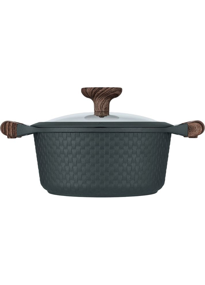 Кастрюля RAN 4,2 л Black (93903) RESTO (325402379)