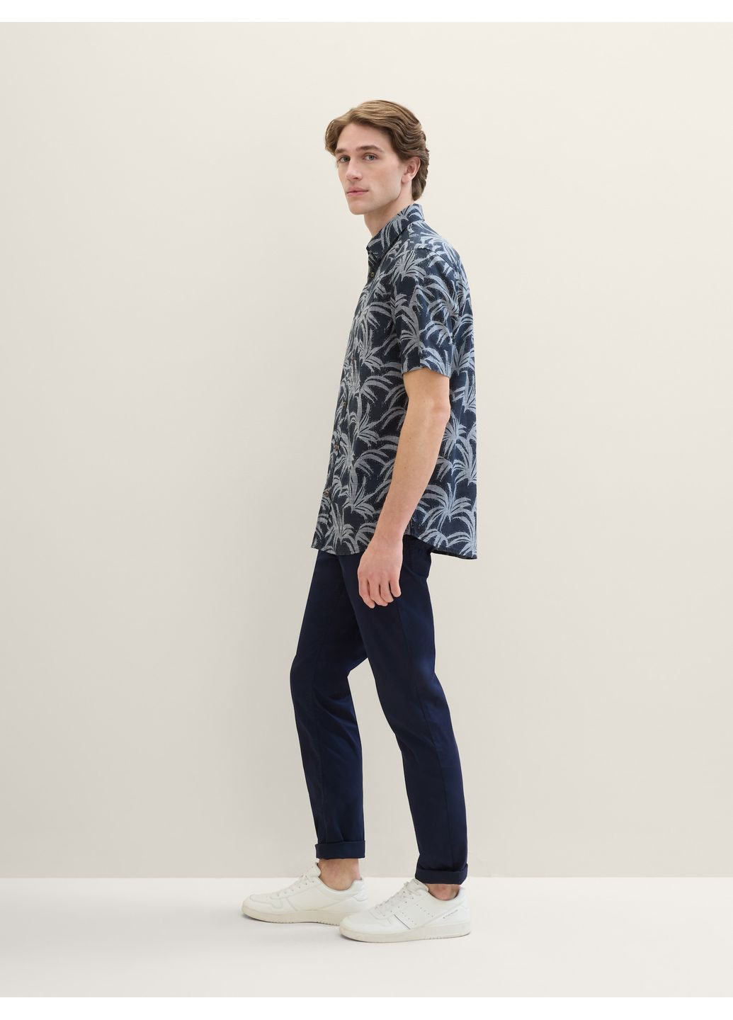 Синие демисезонные брюки Tom Tailor