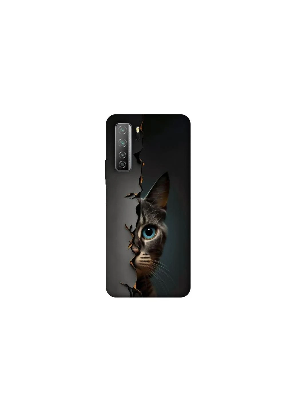 Чохол на Huawei Nova 7 SE Кіт-підглядач v2 Frontalka (353357377)