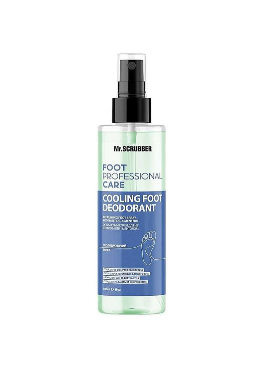 Mr. Scrubber Освіжаючий спрей для ніг Mr.Scrubber Foot Professional Care 100 мл — Крем, Україна (333141780)