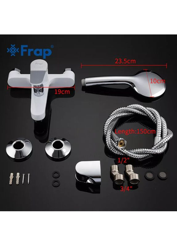 Смеситель для ванны F3245/хром Frap (371644829)