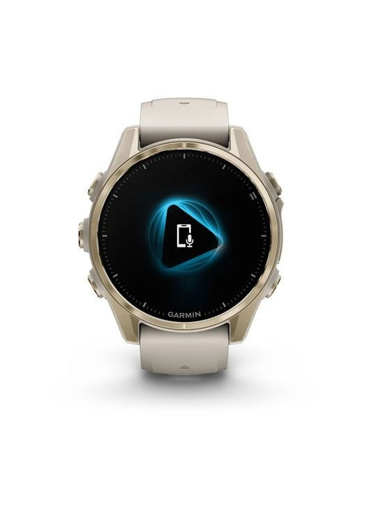 Смарт-годинник Fenix 8 43mm AMOLED Sapphire Soft Gold with Fog Gray Silicone (010-02903-18) Garmin (364872137)