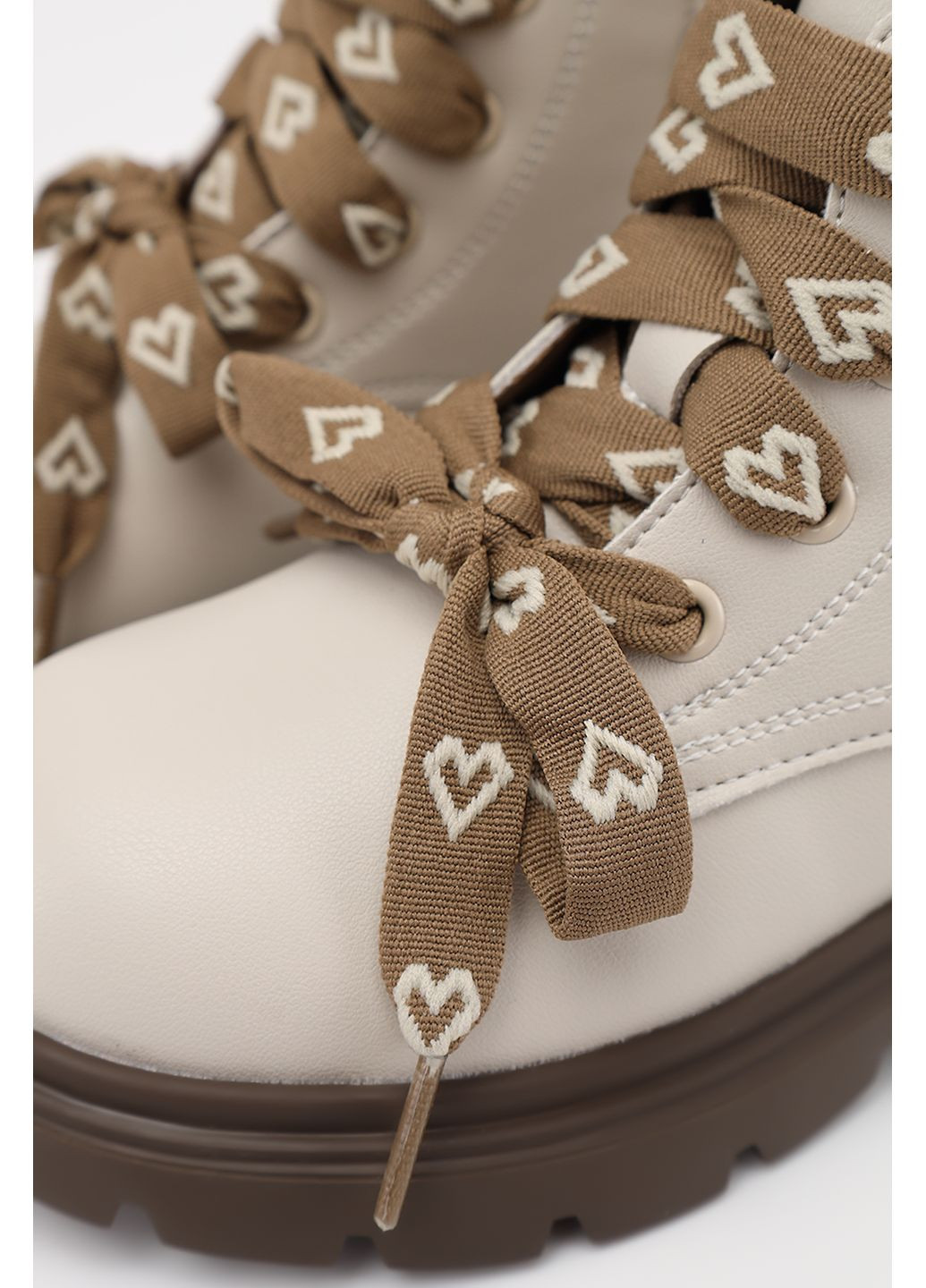 Черевики для дівчинки колір бежевий CB-00282606 Apawwa (348839404)