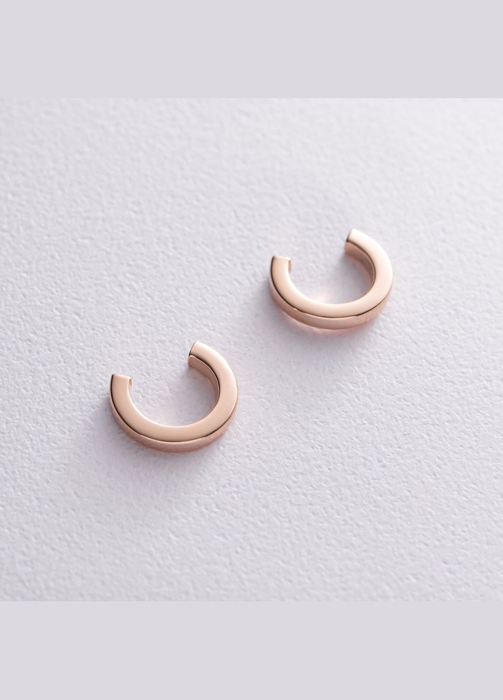 Серьги - пусеты Мэрилин в красном золоте с08176 Oniks (264024035)