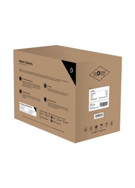Джерело безперебійного живлення Keen 2000 (UPLI-LI200KU-CG01B) Lin.int., AVR, 4 x евро, USB, пластик nJoy (336957126)