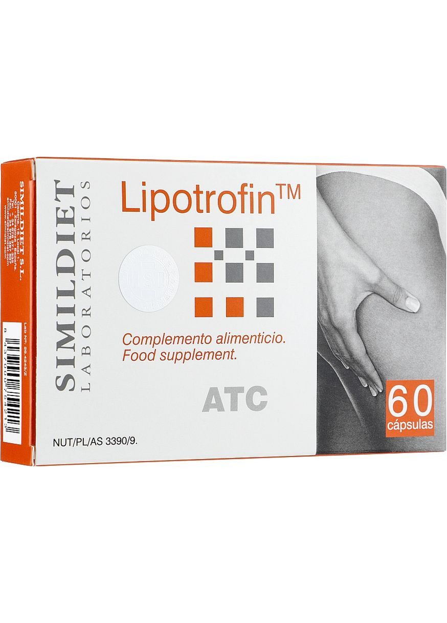 Харчова добавка "Антивікова, дренажна, антицелюлітна дія" Lipotrofin 60шт (657543-31023722) Simildiet (368900055)
