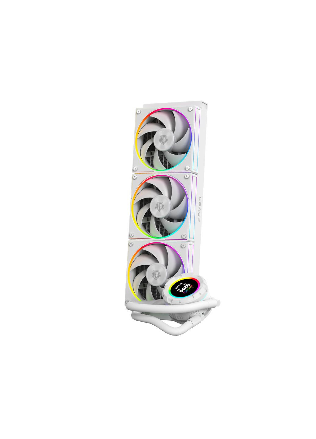 Система водяного охлаждения Space LCD SL360 White ID-Cooling (314981801)