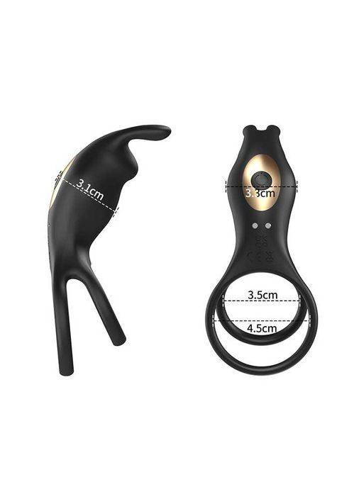 Смарт виброкольцо на пенис и мошонку Love Spouse "Rabbit" No Brand (372502378)