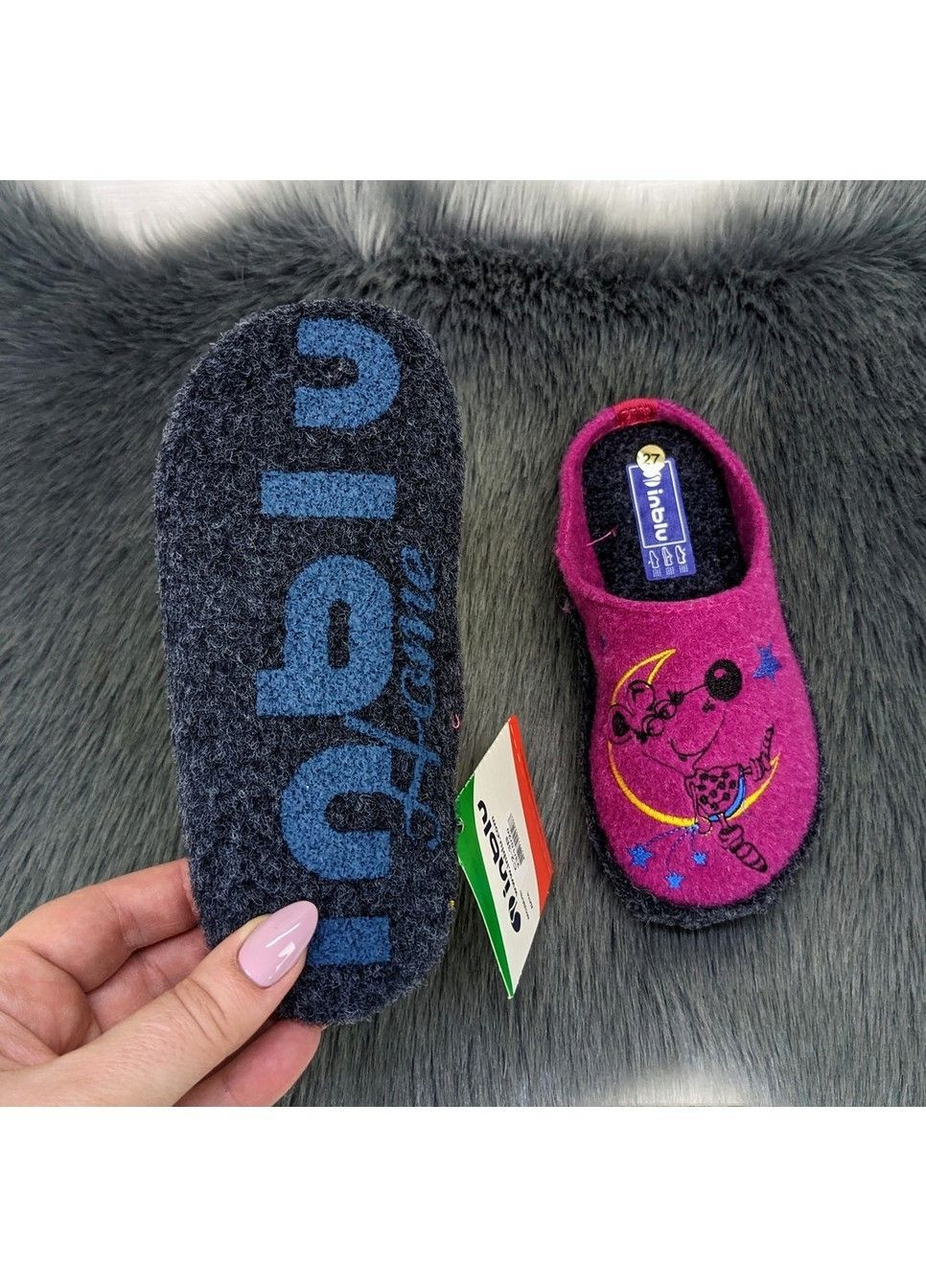 Тапочки дитячі фетрові для ламінату Inblu (301196555)