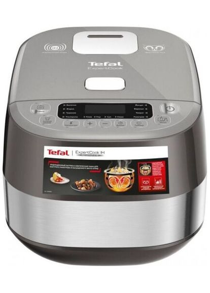 Мультиварка Expert Cook Induction, 1200Вт, чаша-5л, электронное управл., пластик, серый Tefal (344558131)