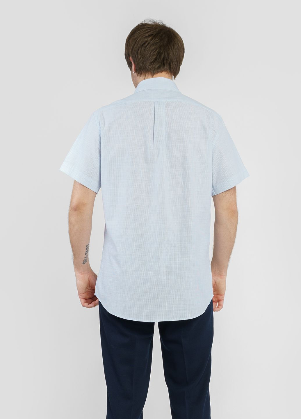 Сорочка чоловіча блакитна Arber RALPH.2 SS (317537164)