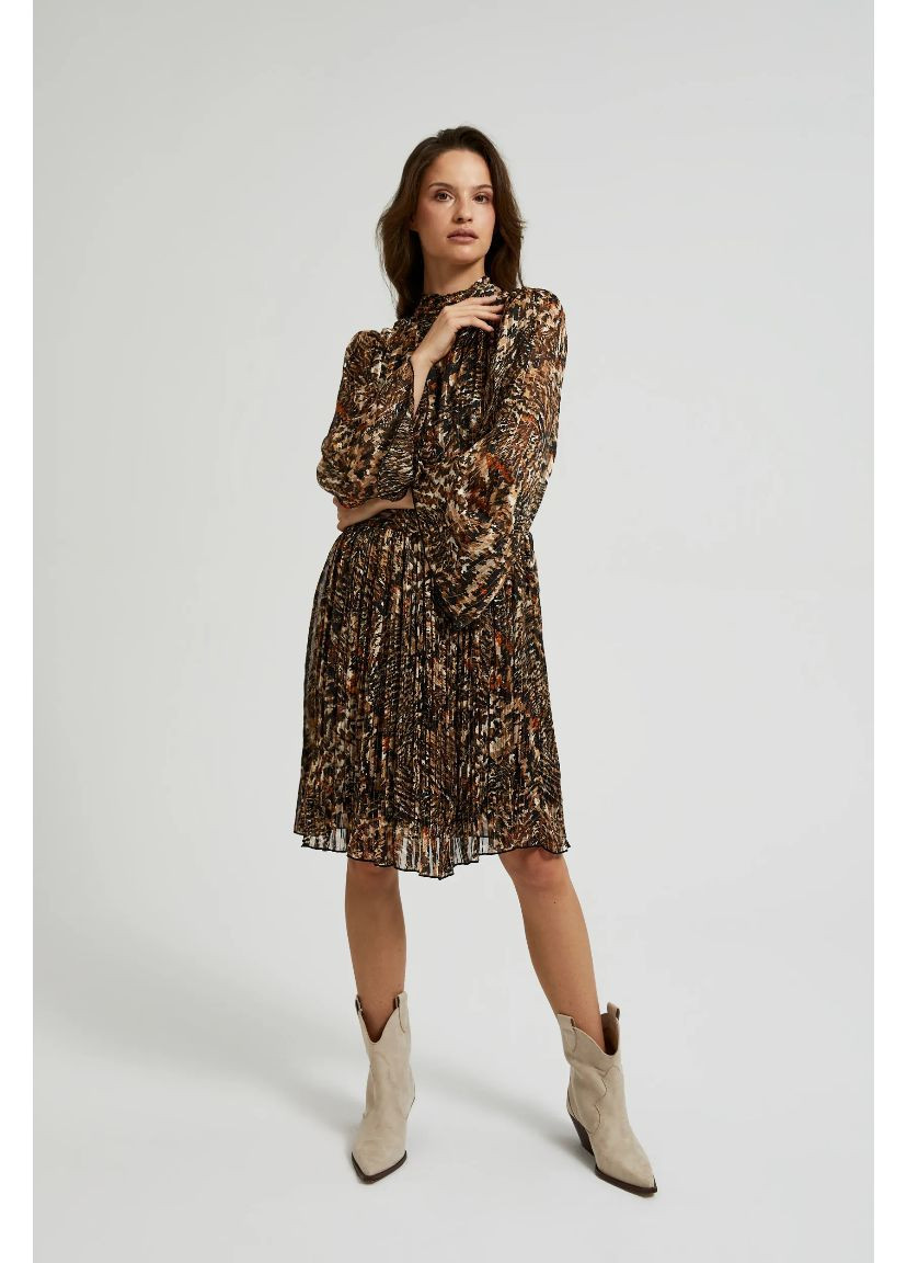 Коричневое платье Moodo