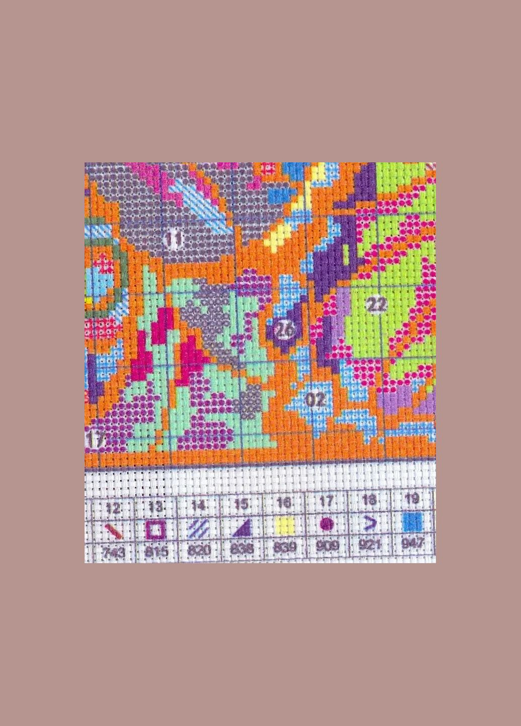 Набір для вишивання за нанесеною на канву схемою "Birds and apples". AIDA 14CT printed 47*37 см Joy Sunday (313614479)