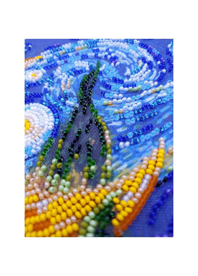 Набір-міді для вишивання бісером "Кіпарисовий місяць" AMB-089 20х20 см Abris Art (305231690)