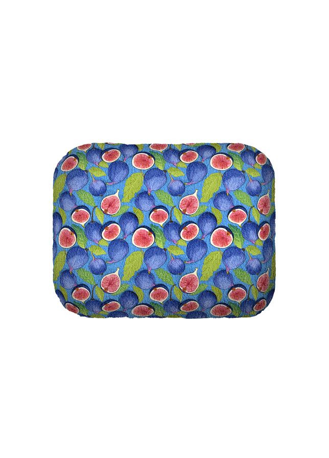 Лежанка для собак Relax, рисунок "Инжир", L, Ш 49 см, Дл 59 см, В 20 см WAUDOG (329745743)