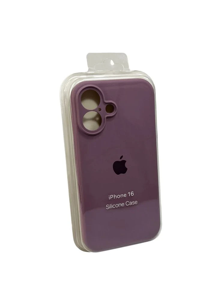 Чехол-накладка Camera Protect для Apple iPhone 16 силиконовый Taro Purple No Brand (403014025)