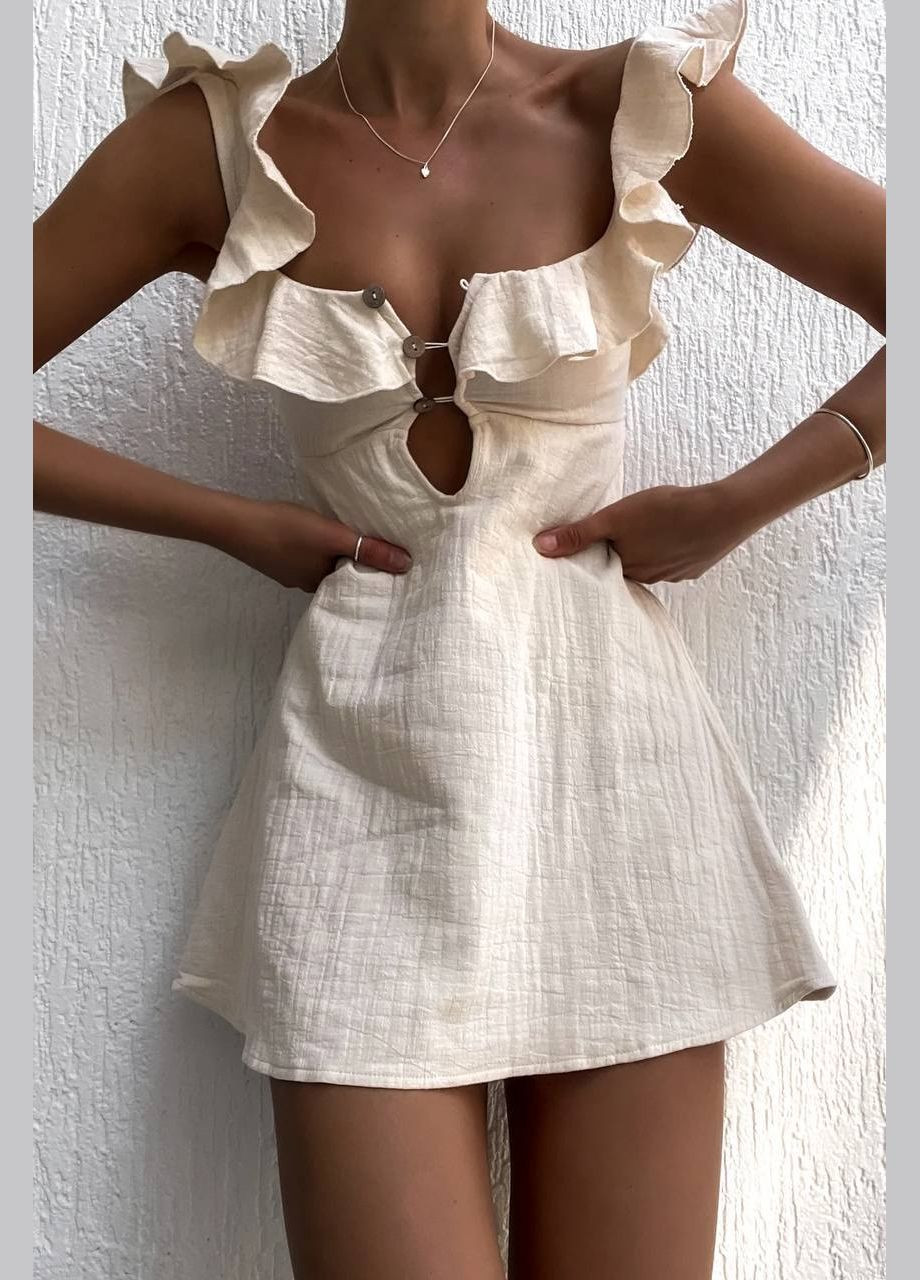 Бежева ділова, повсякденний, кежуал, вечірня жіноча сукня Україна