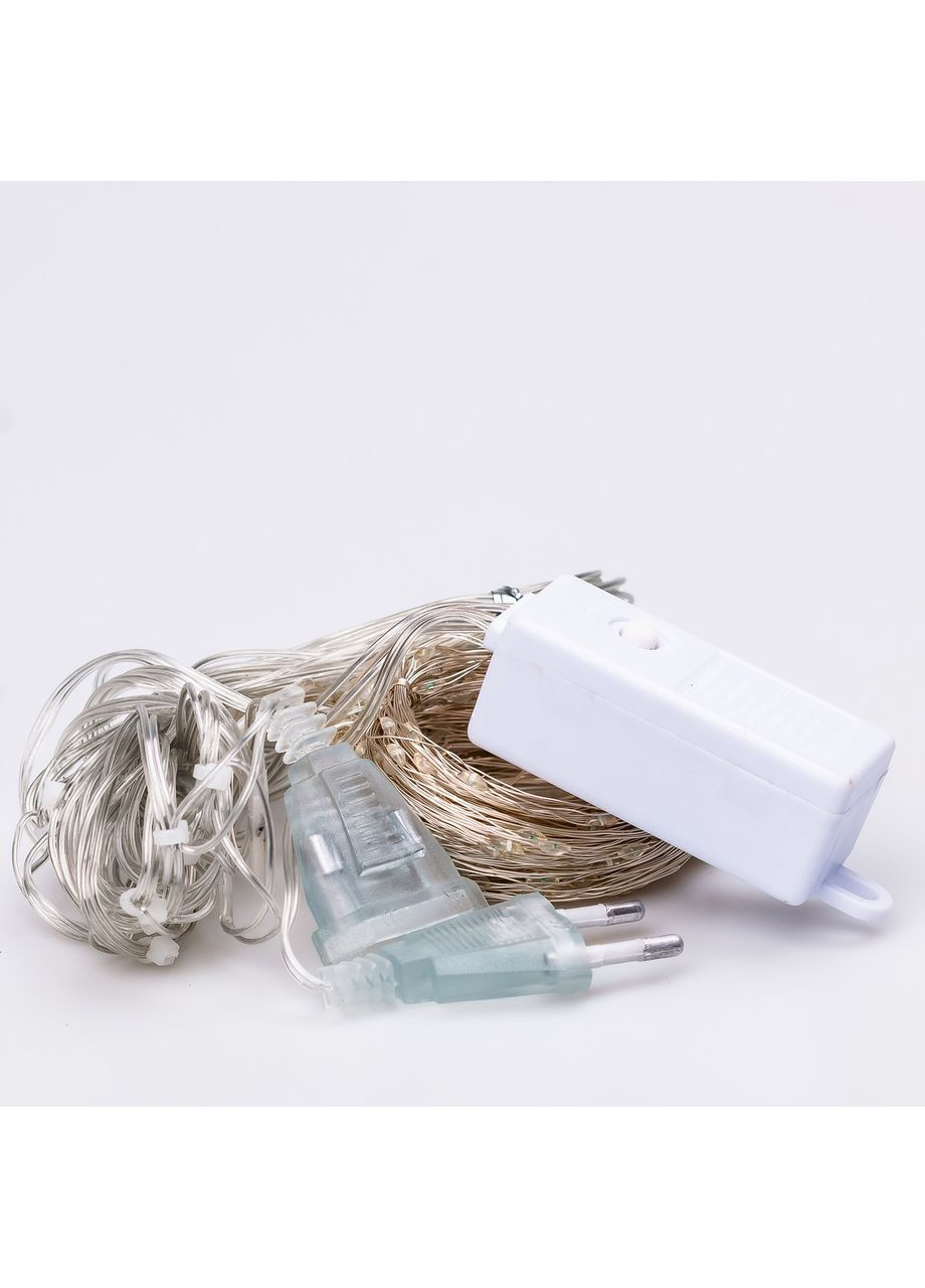 Гирлянда-штора Роса 200 LED размер 3* 3 м, мультиколор No Brand (366221543)