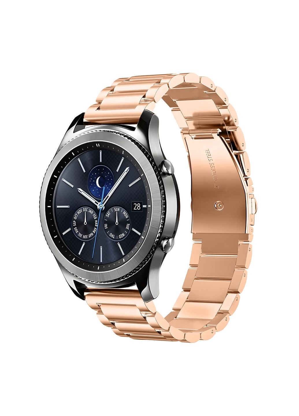 Ремінець Універс 22mm для Rose Gold Universal Samsung/Amazfit/Huawei (340913519)