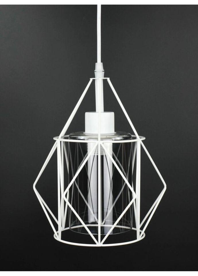 Люстра підвісна LOFT на 1 лампочку 27062 Білий 35-110х21х21 см. Sunnysky (335975112)