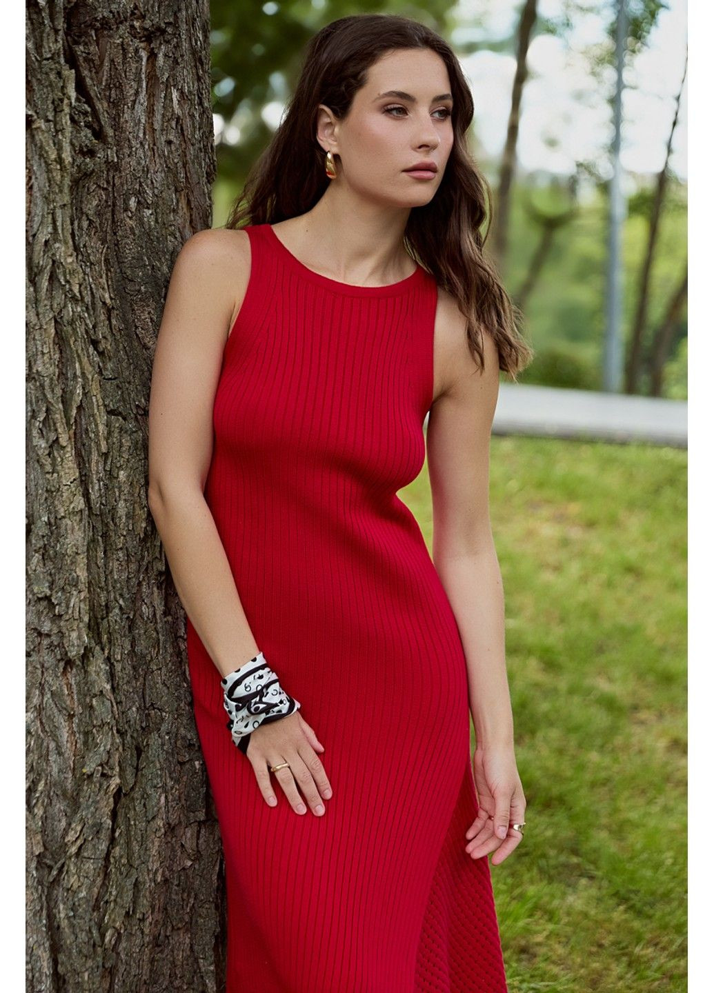 Красное кэжуал платье ps993 Sewel