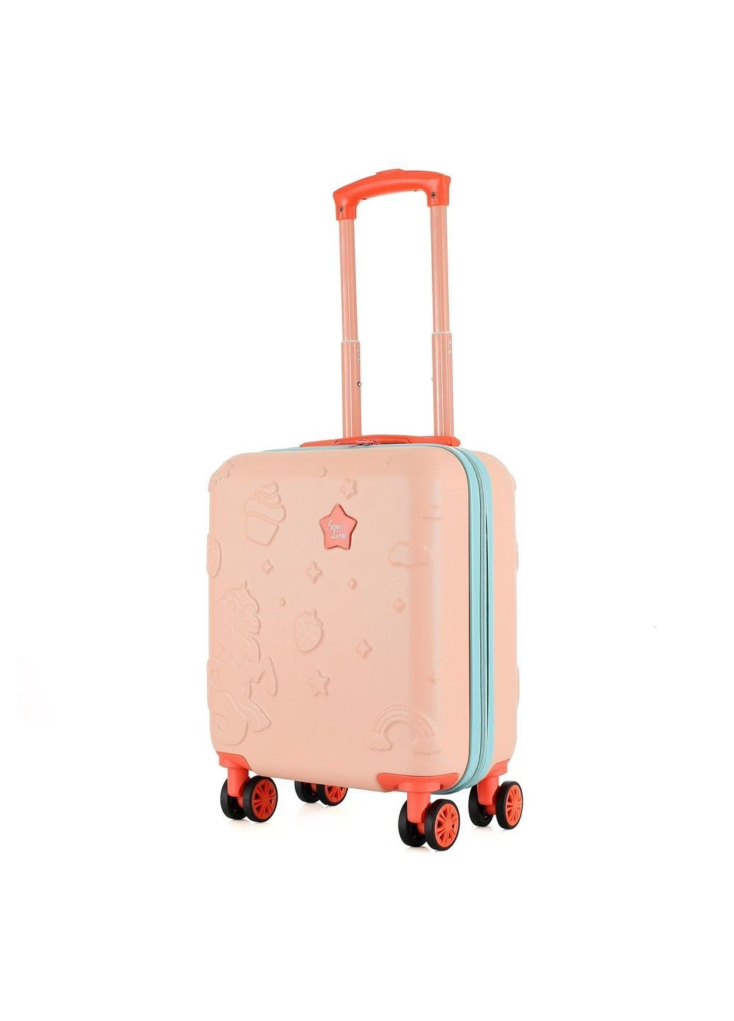 Чемодан детский 16" (XS) на 4-х колесах Розовый Semi Line (402933693)