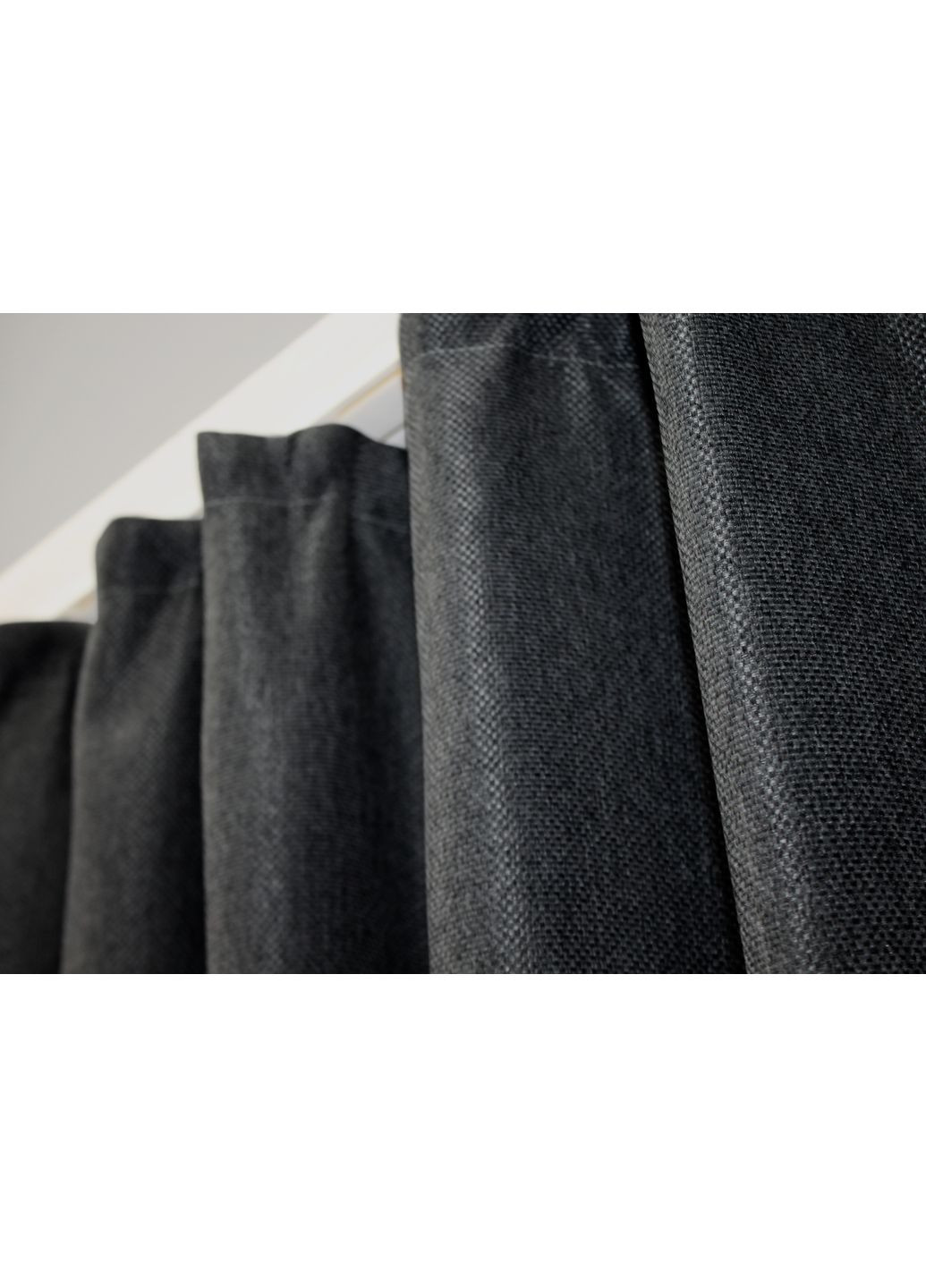 Комплект коротких штор Лен-блэкаут Лен Мешковина № 1161ш 130х170см 2 шт (35-0100) VR-Textil (298123477)