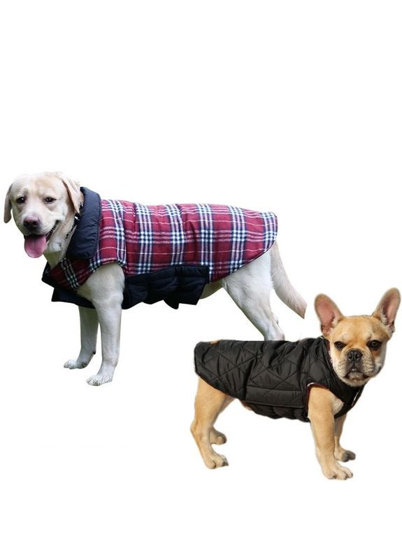 Тепла двостороння водонепроникна куртка для собак No Brand (362571843)