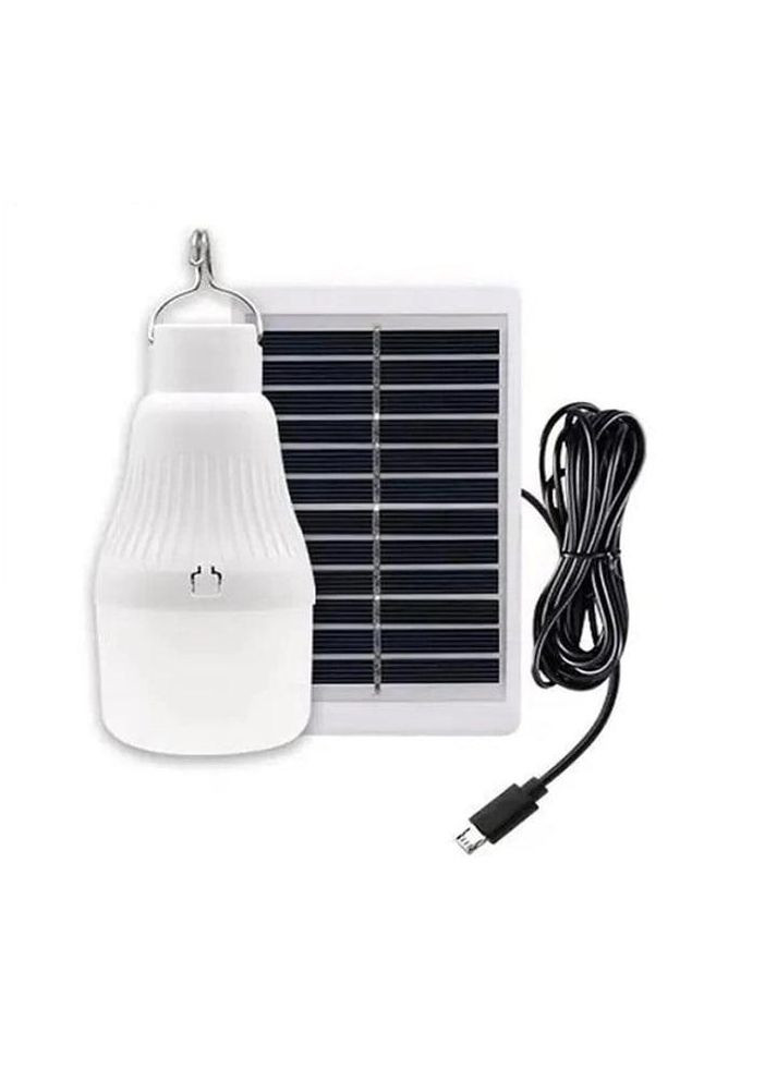 Ліхтар акумуляторна лампа CL-022 LED лампа ліхтарик сонячна панель 10 Вт Cclamp (304253324)