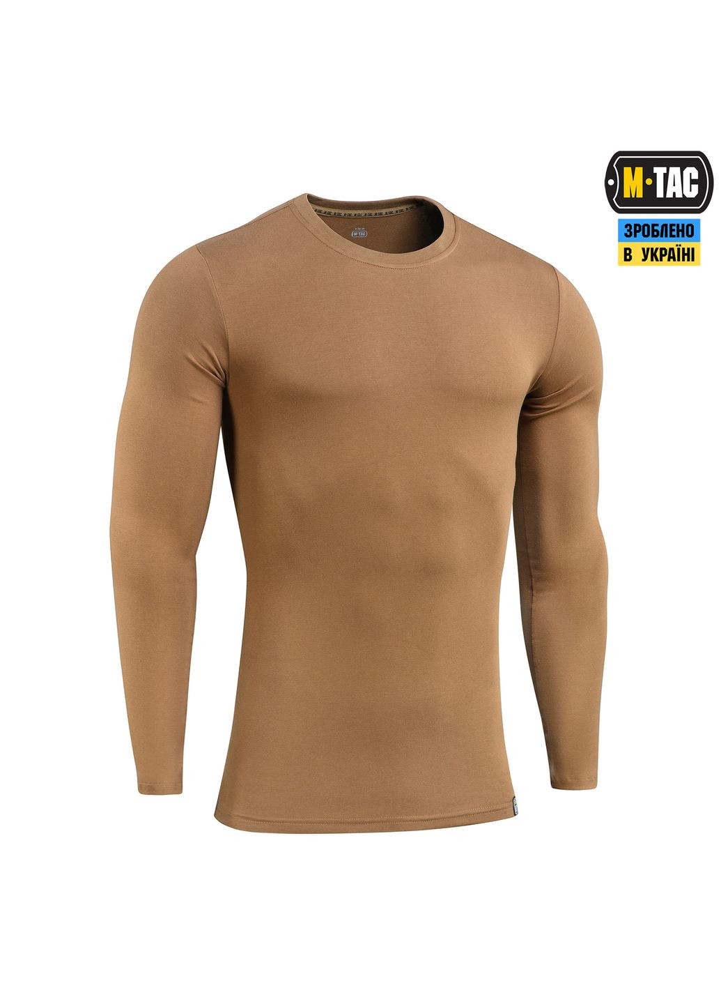 Футболка длинный рукав 93/7 Coyote Brown (2XL) M-TAC (303413847)