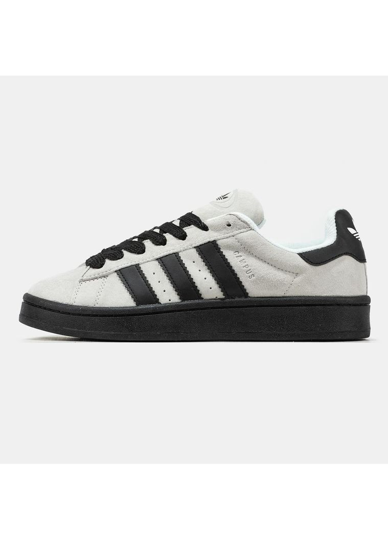 КРОСІВКИ ЖІНОЧІ ADIDAS CAMPUS 00S GREY BLACK АДІДАС КАМПУС No Brand сірі демісезони (368647037)