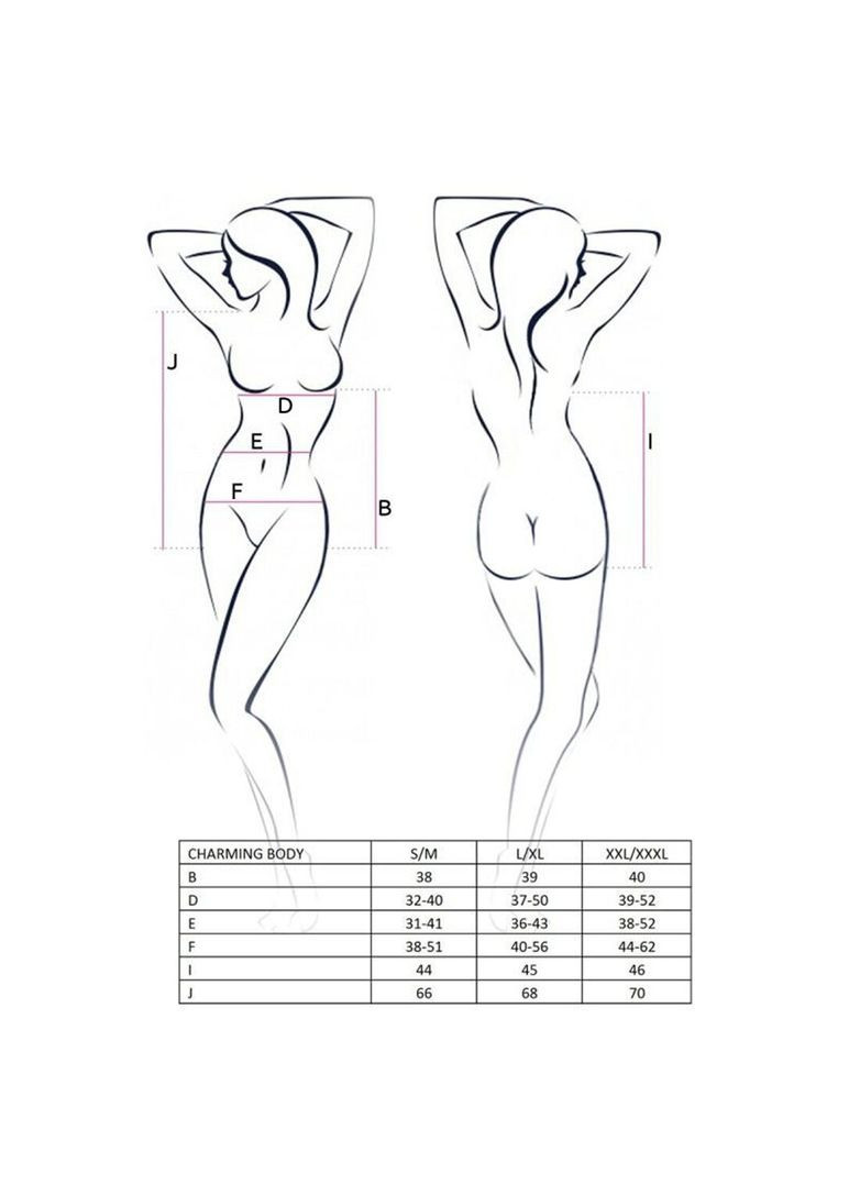 Боді CHARMING BODY black, L/ Passion (371389436)