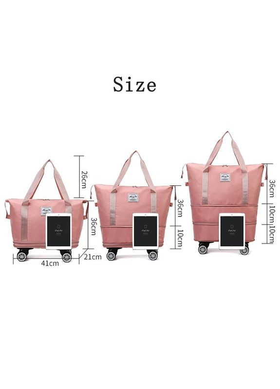 Дорожная сумка для путешествий для ручной клади на колесах (Синий) No Brand (306555002)