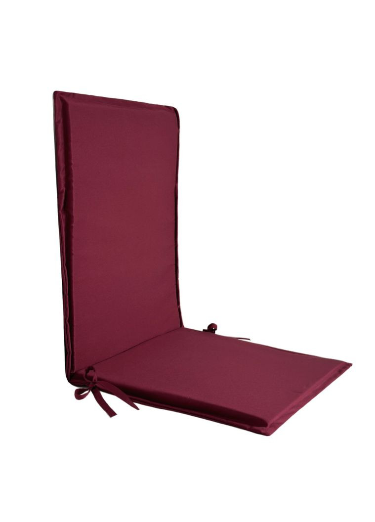 Матрац садовий для лежака 120х50х4 см бордо No Brand (324831980)
