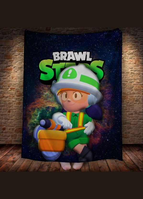 Плед с 3D-принтом на тему Brawl Stars Герои Бравл Старс - Плед с 3D-принтом на тему Brawl Stars Герои Бравл Старс Перша Креативна мануфактура PERFECTUS Плед (301868901)