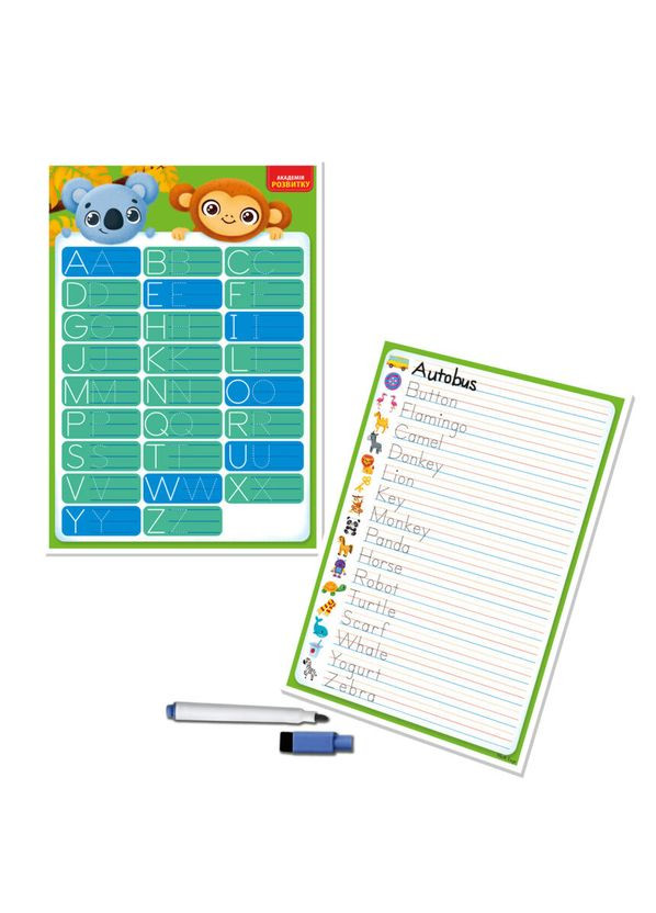 Дошка-тренажер "Азбука" VT5010-25 (укр) Vladi toys (316268504)