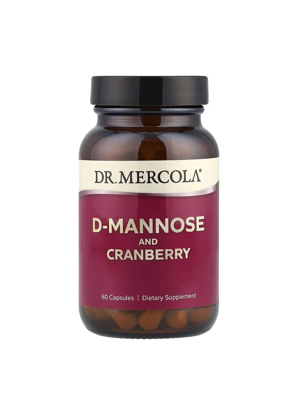 D-Манноза и экстракт клюквы - 60 капсул Dr. Mercola (385919634)